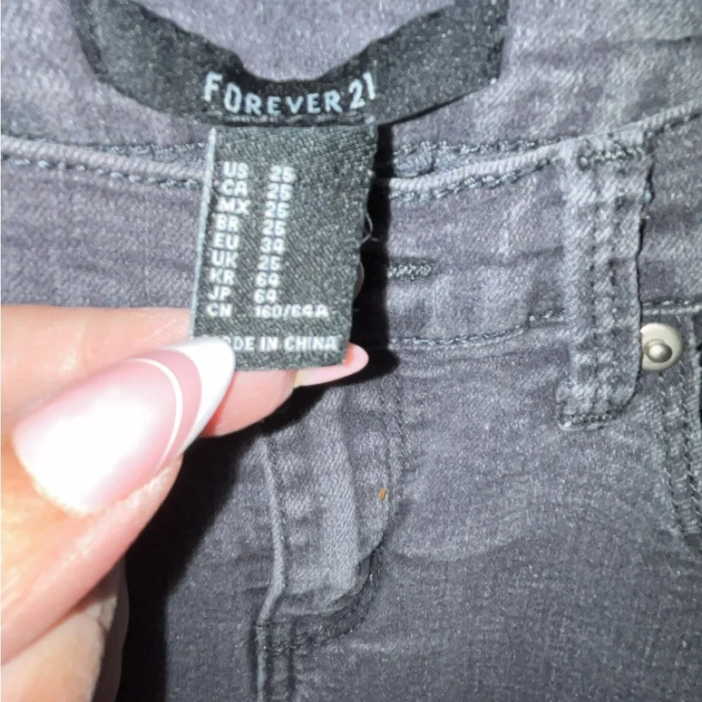 Forever 21 Charcoal Women's Jeans
